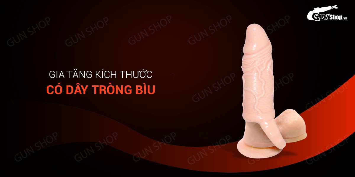 Bao cao su đôn dên tăng kích thước Pretty Love Breyden - Dây đeo, 6.1