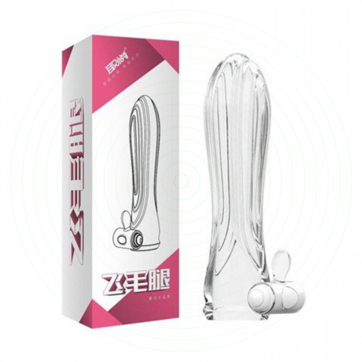 Bao cao su đôn dên Aichao hồng tăng kích thước rung cảm giác mới mẻ thú vị 