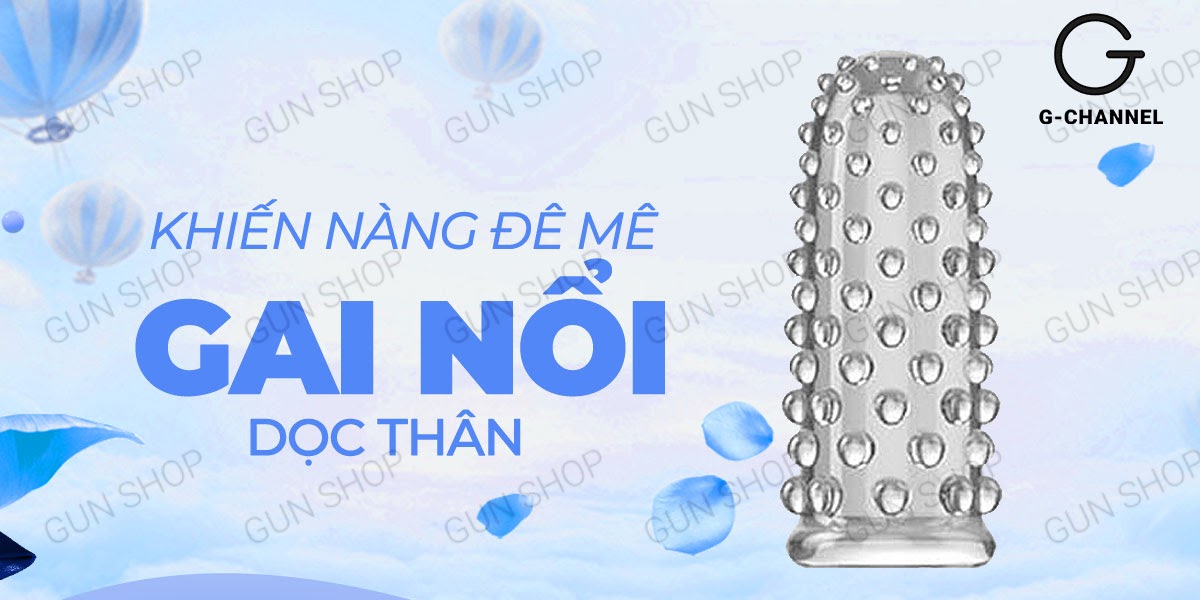 Bao cao su 2 ngón tay dài Aichao