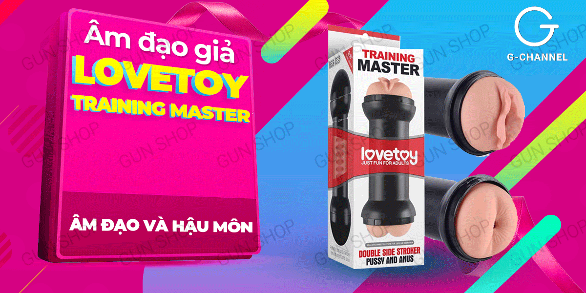 Âm đạo giả Lovetoy Training Master - âm đạo và hậu môn