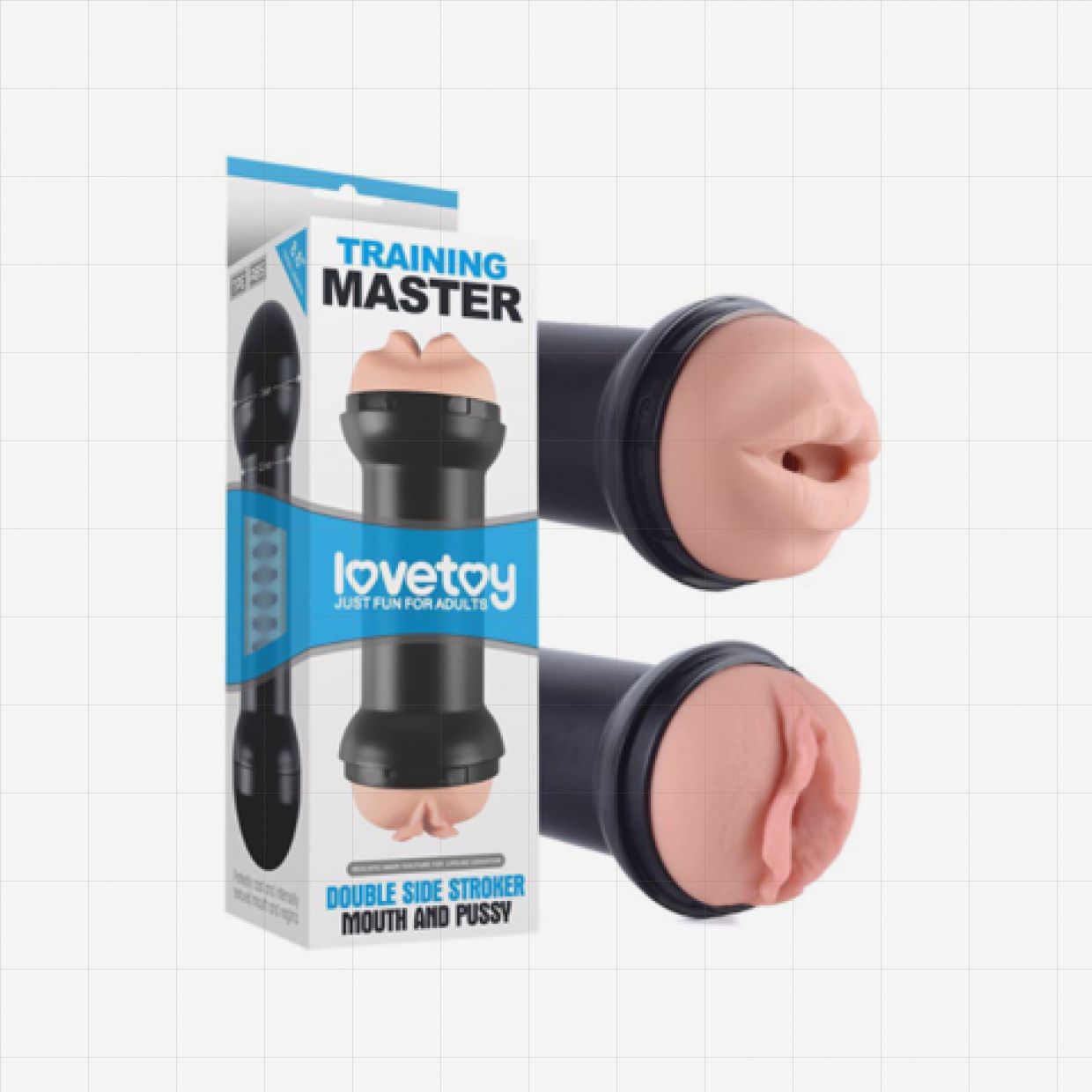 Âm đạo giả và miệng silicon cao cấp Lovetoy Training Master 