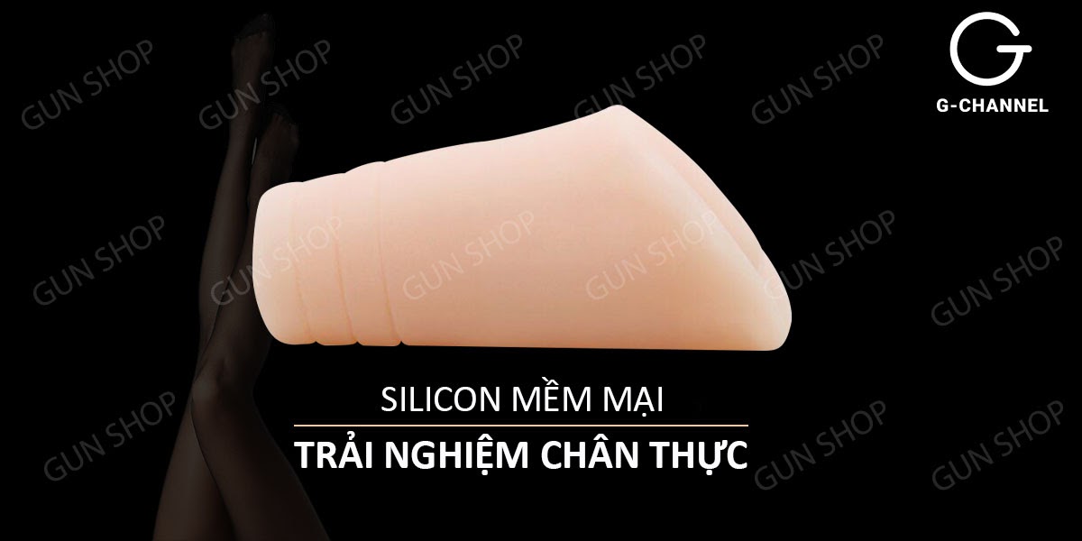 Âm đạo giả nguyên khối silicon trần cao cấp mềm mịn - Toy