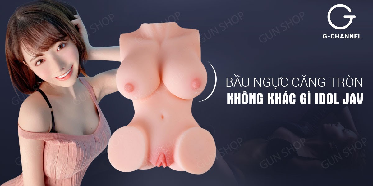 Búp bê tình dục nữ bán thân silicon trần cao cấp mềm mịn - SCD S2 3.5kg