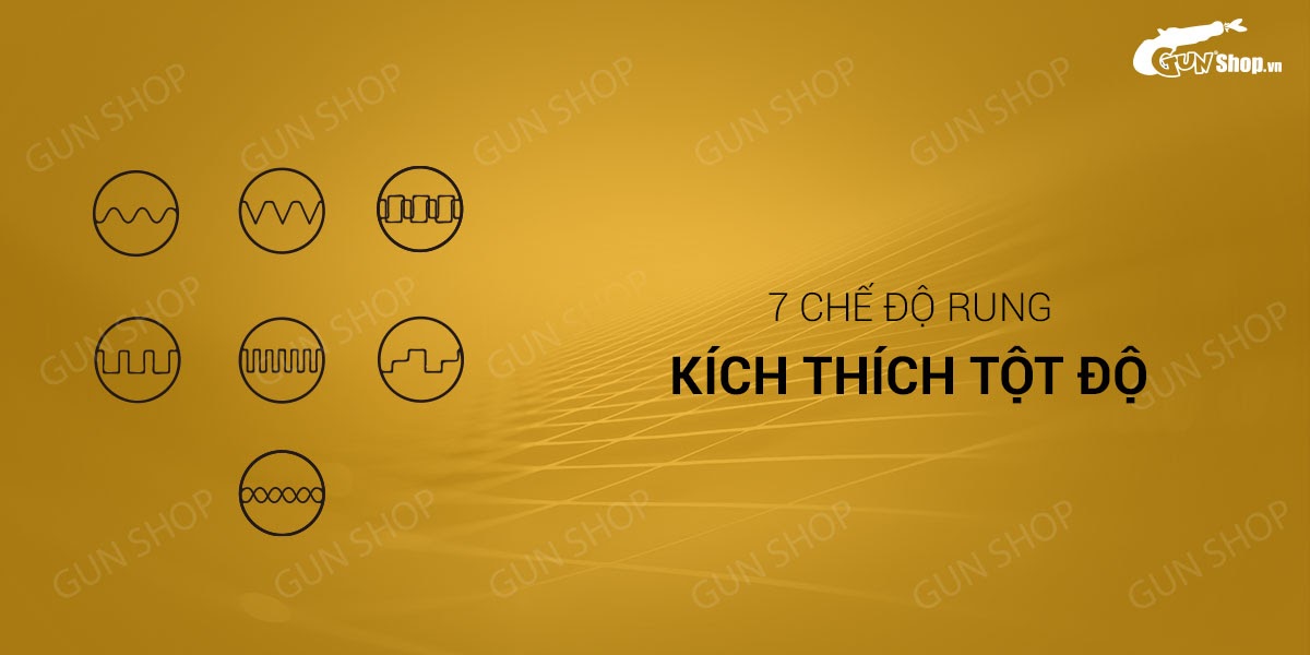 Trứng rung kích thích hậu môn 7 chế độ rung, điều khiển từ xa, dùng sạc - Nalone Prop
