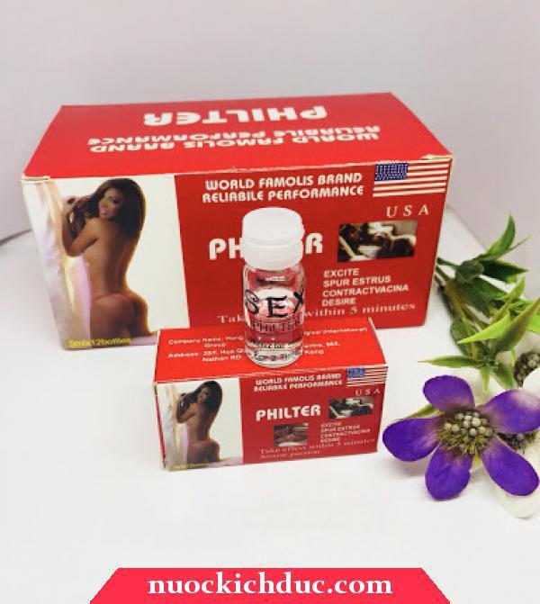 SEX PHILTER For Women Thuốc kích dục nữ dạng nước chính hãng Mỹ tốt nhất