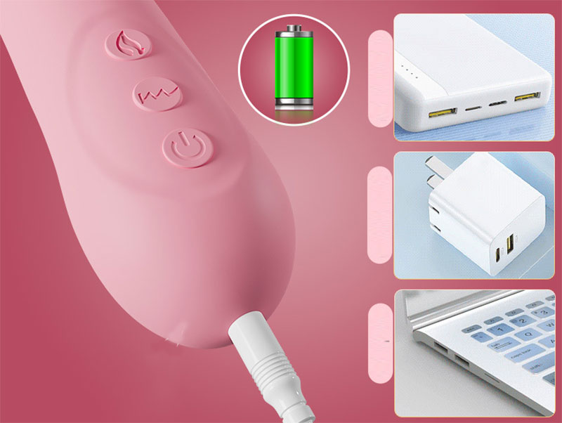 Dương Vật Giả Cầm Tay Masturbator Rung Nhiệt Liếm