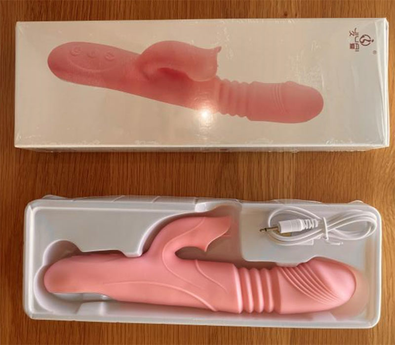 Dương Vật Giả Cầm Tay Masturbator Rung Nhiệt Liếm