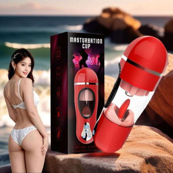 Âm Đạo Giả Rung Nhiệt Có Liếm  Masturbation Cup – “Choáng” Vì Sướng