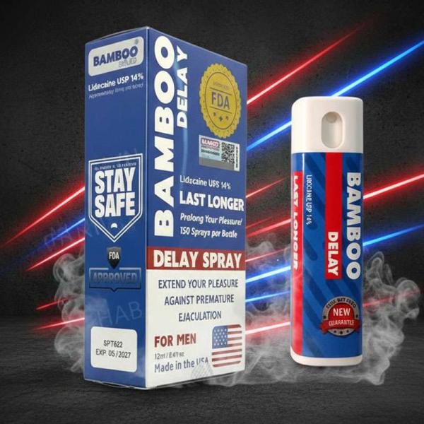 Bình Xịt Bamboo Delay: Đập Tan Nỗi Lo Ra Sớm – Để Nàng Phê Suốt Đêm Dài 